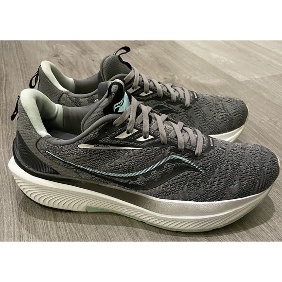 Saucony Echelon 9 Shoes Sneakers Women - U.S. Size 10 Gray No Box READ - Picture 2 of 8